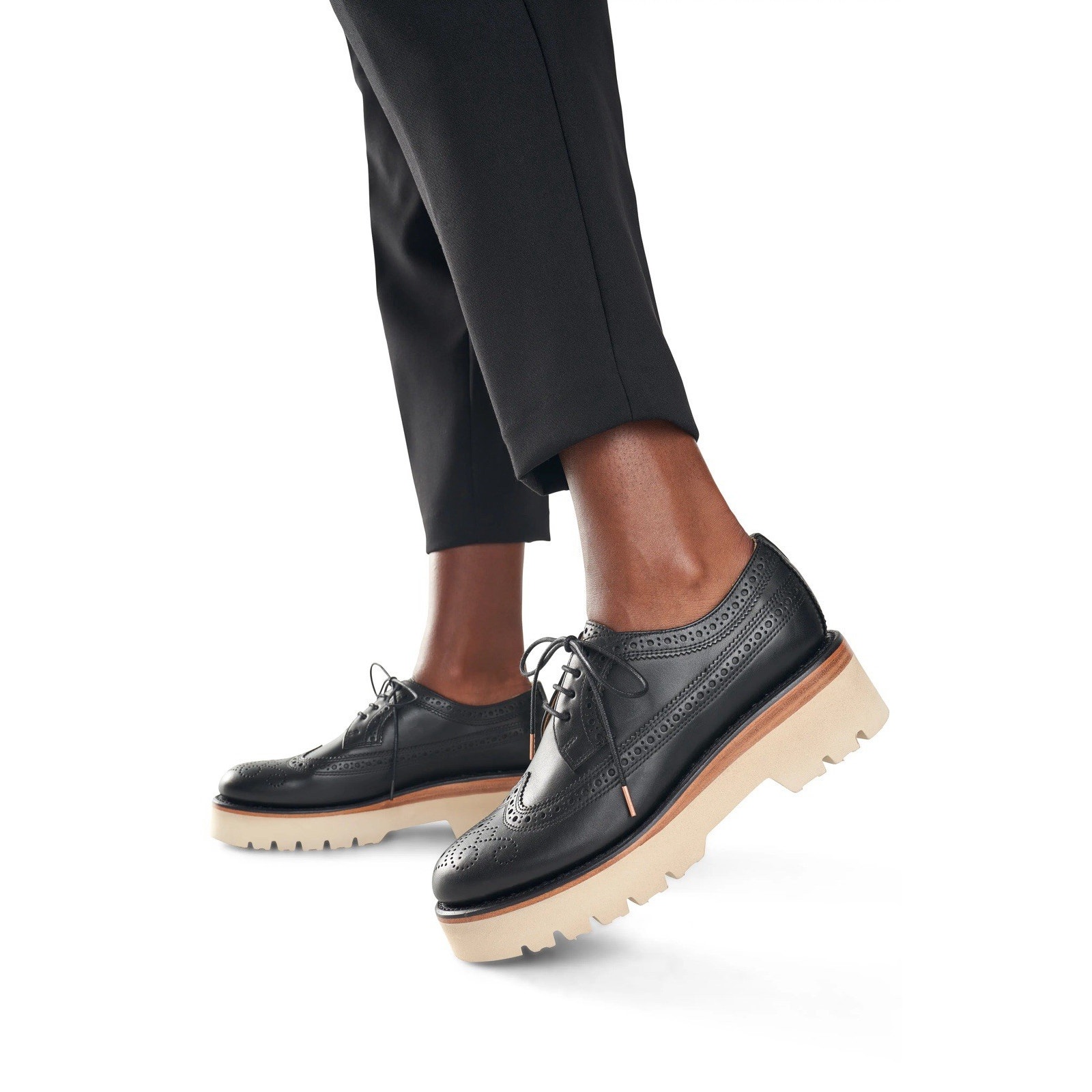 The Office Of Angela Scott Miss Lucy Leather Derby Shoes 39 9